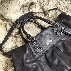 Coach Black Ashley Satchel Handbag